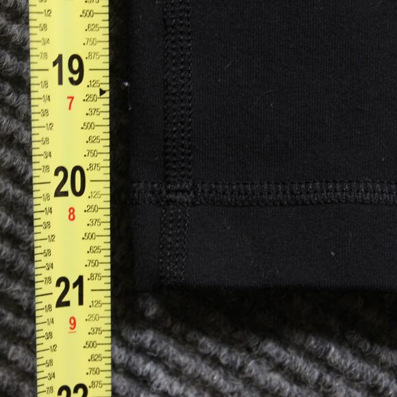 Lululemon Wunder Under Crop Womens 2 Black Pink Stripe Luon - Picture 7 of 7